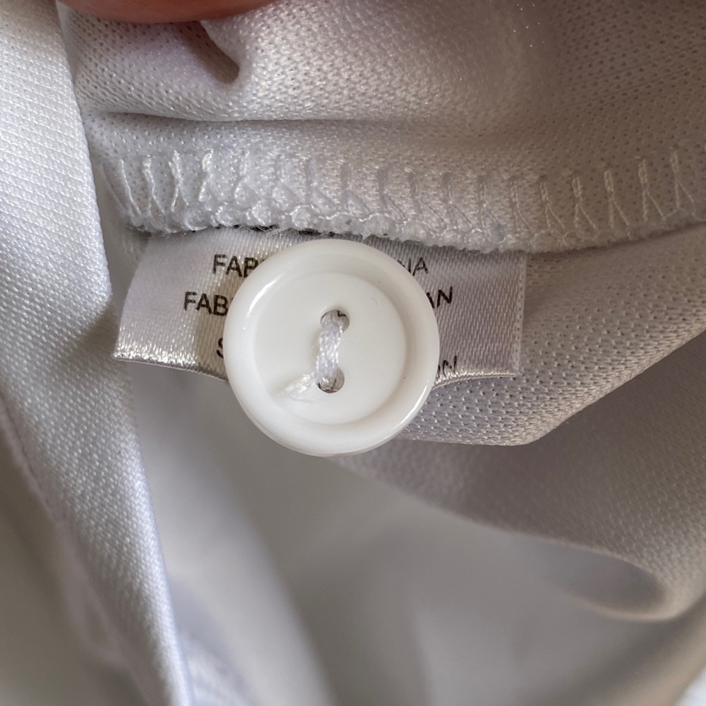 White Graphic Button-Up Jersey - Picture 9 of 13